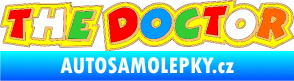 Samolepka The Doctor barevná - Valentino Rossi béžová