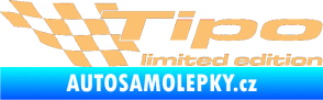 Samolepka Tipo limited edition levá béžová