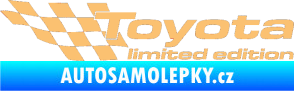 Samolepka Toyota limited edition levá béžová