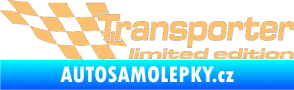 Samolepka Transporter limited edition levá béžová