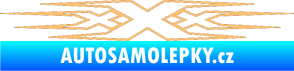 Samolepka Triple x béžová