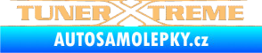 Samolepka Tuner extreme obrys béžová