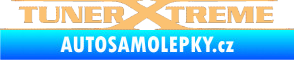 Samolepka Tuner extreme plny béžová