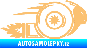 Samolepka Turbo šnek 002 pravá béžová