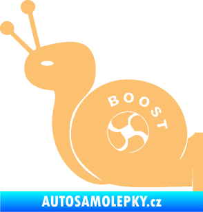 Samolepka Turbo šnek 003 levá béžová