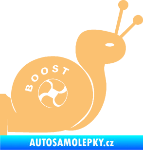 Samolepka Turbo šnek 003 pravá béžová