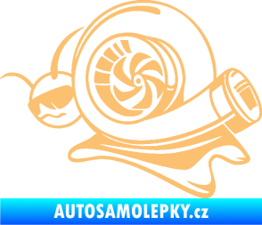 Samolepka Turbo šnek 004 levá béžová
