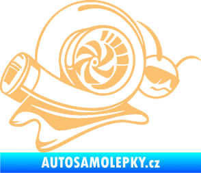 Samolepka Turbo šnek 004 pravá béžová