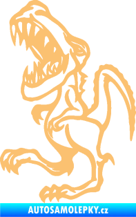 Samolepka Tyrannosaurus rex 002 levá  béžová
