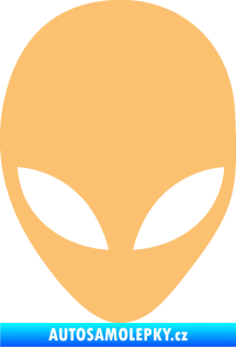 Samolepka UFO 002 béžová