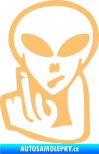 Samolepka UFO 008 levá béžová