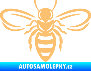Samolepka Včela 002 béžová