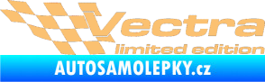 Samolepka Vectra limited edition levá béžová