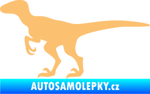 Samolepka Velociraptor 001 levá béžová