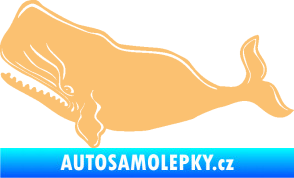 Samolepka Velryba 003 levá béžová