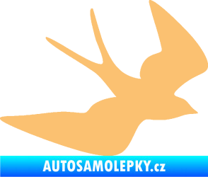 Samolepka Vlaštovka 001 pravá béžová