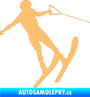 Samolepka Vodní lyže 001 pravá béžová