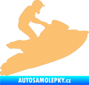 Samolepka Vodní skútr 001 pravá béžová