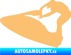 Samolepka Vodní skútr 002 levá béžová