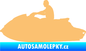 Samolepka Vodní skútr 003 levá béžová