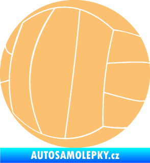 Samolepka Volejbalový míč 003 béžová