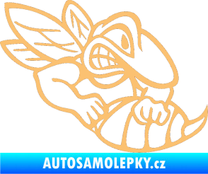 Samolepka Vosa pravá béžová