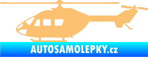 Samolepka Vrtulník 001 levá helikoptéra béžová