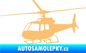 Samolepka Vrtulník 008 levá helikoptéra béžová