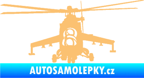 Samolepka Vrtulník 009 levá helikoptéra béžová