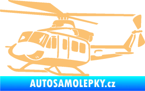 Samolepka Vrtulník 010 levá helikoptéra béžová