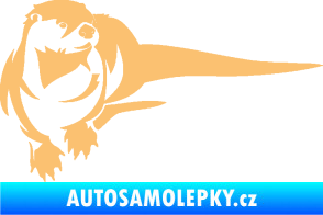 Samolepka Vydra 001 pravá béžová