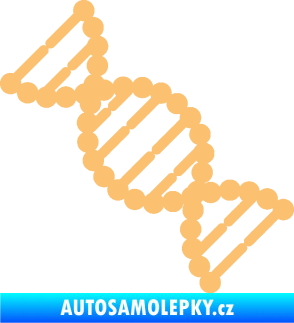 Samolepka Vzorec DNA levá béžová