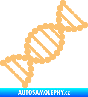 Samolepka Vzorec DNA pravá béžová