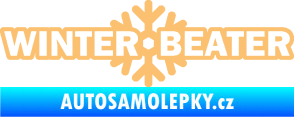 Samolepka Winter beater béžová