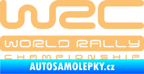 Samolepka WRC -  World Rally Championship béžová
