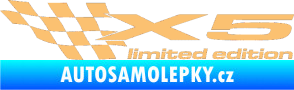 Samolepka X5 limited edition levá béžová