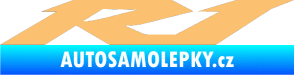 Samolepka Yamaha R1 béžová