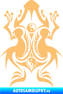 Samolepka Žába 001 béžová