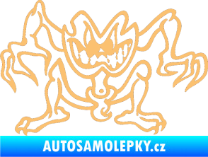Samolepka Žabák levá béžová