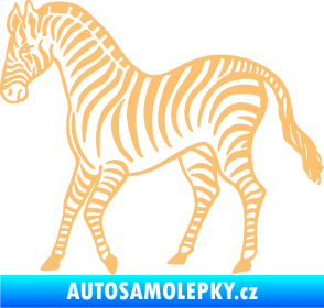 Samolepka Zebra 002 levá béžová