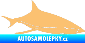 Samolepka Žralok 008 pravá béžová