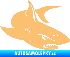 Samolepka Žralok 012 pravá béžová