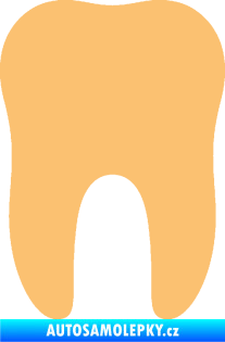 Samolepka Zub 001 stolička béžová