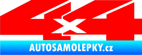 Samolepka 4x4 varianta 018 Fluorescentní červená