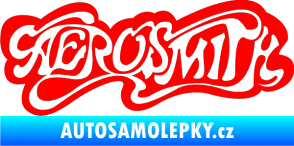 Samolepka Aerosmith 003 Fluorescentní červená
