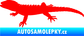 Samolepka Agama 001 levá Fluorescentní červená
