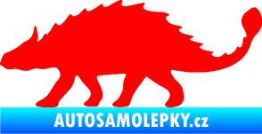 Samolepka Ankylosaurus 001 levá Fluorescentní červená
