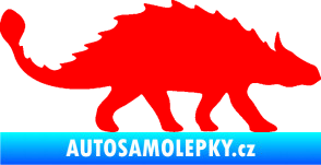 Samolepka Ankylosaurus 001 pravá Fluorescentní červená