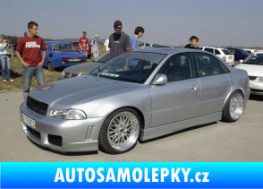 Samolepka Audi A4 - přední Fluorescentní červená