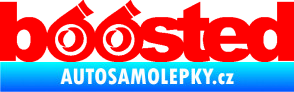 Samolepka Boosted turbo Fluorescentní červená